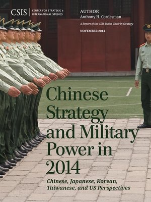 cover image of Chinese Strategy and Military Power in 2014